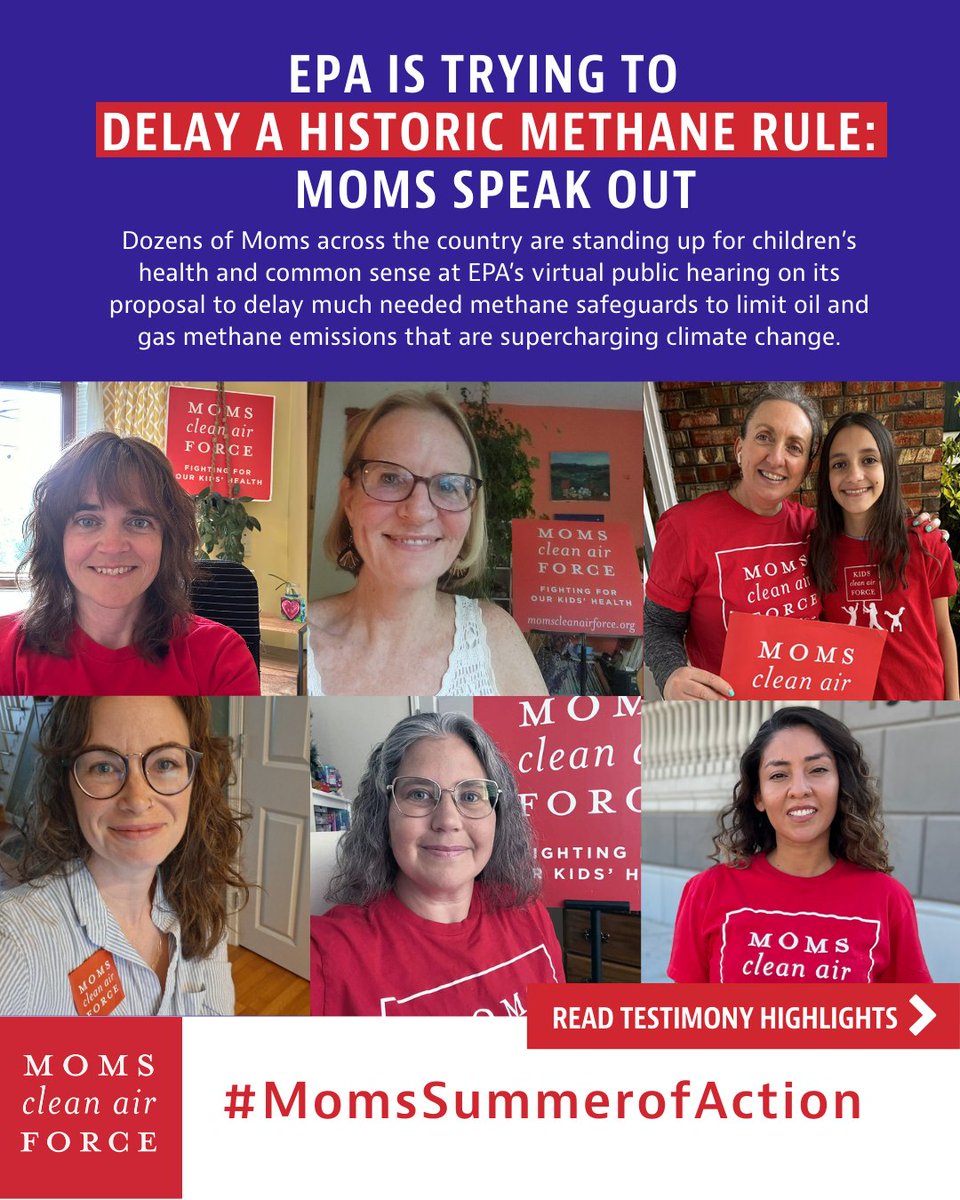 In 2023, EPA finalized a historic rule to cut methane pollution. These protections were poised to cut climate emissions from oil and gas sources 80% by 2038. And yet, the administration wants to delay the rule for 18 months, showing a blatant disregard for the health of families.