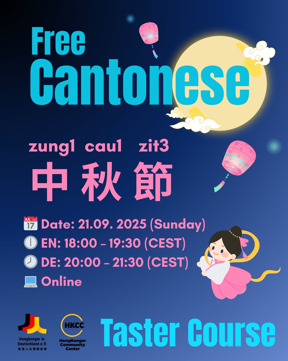 Join our free trial session and experience HK’s vibrant language and culture!
💻 Online – join from anywhere in the world!
Beginner-friendly ✅ Cultural insights ✅ Fun &amp; interactive ✅
👉 Interested? 
Comment EN for English or DE for German!