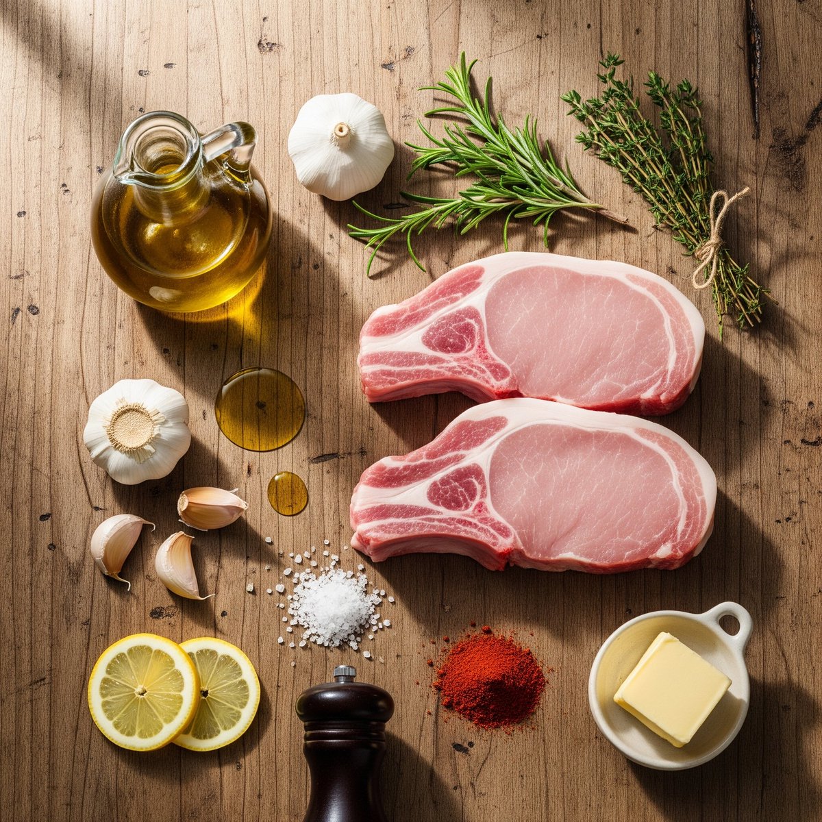 SimmerRecipes's tweet photo. Ingredients
Pork Chops
4 pieces Boneless pork chops
Seasonings
1 tsp  Salt
1 tsp Pepper
1 tsp Garlic powder
1 tsp Smoked paprika (optional) Adds a smoky flavor
Other Ingredients
1 tbsp Olive oil For drizzling on the pork chops https://t.co/K0i7SpnmIp