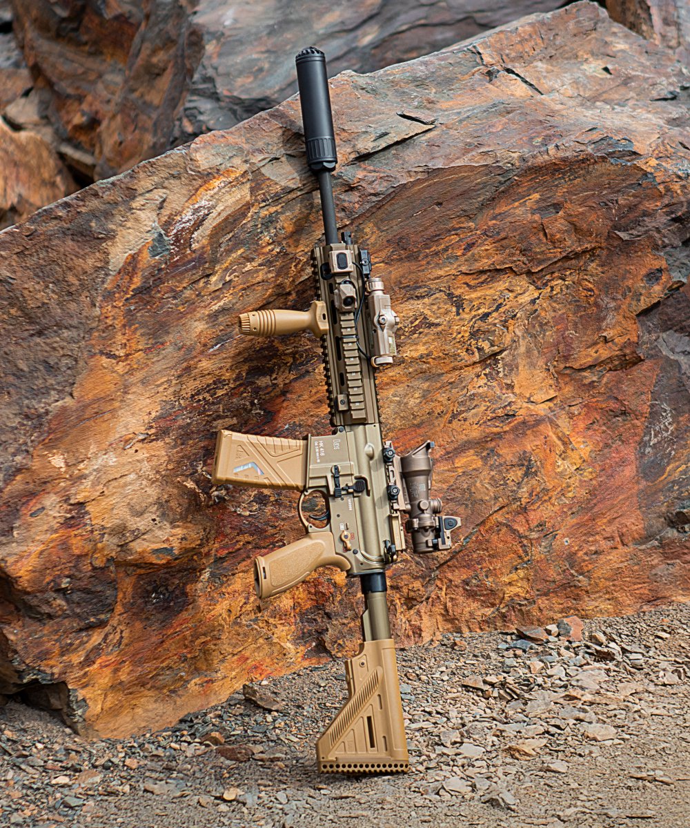 HKParts's tweet photo. HK 416 in RAL 8K 🔥  #HK416 #RAL8000 https://t.co/eVrYQHokDw