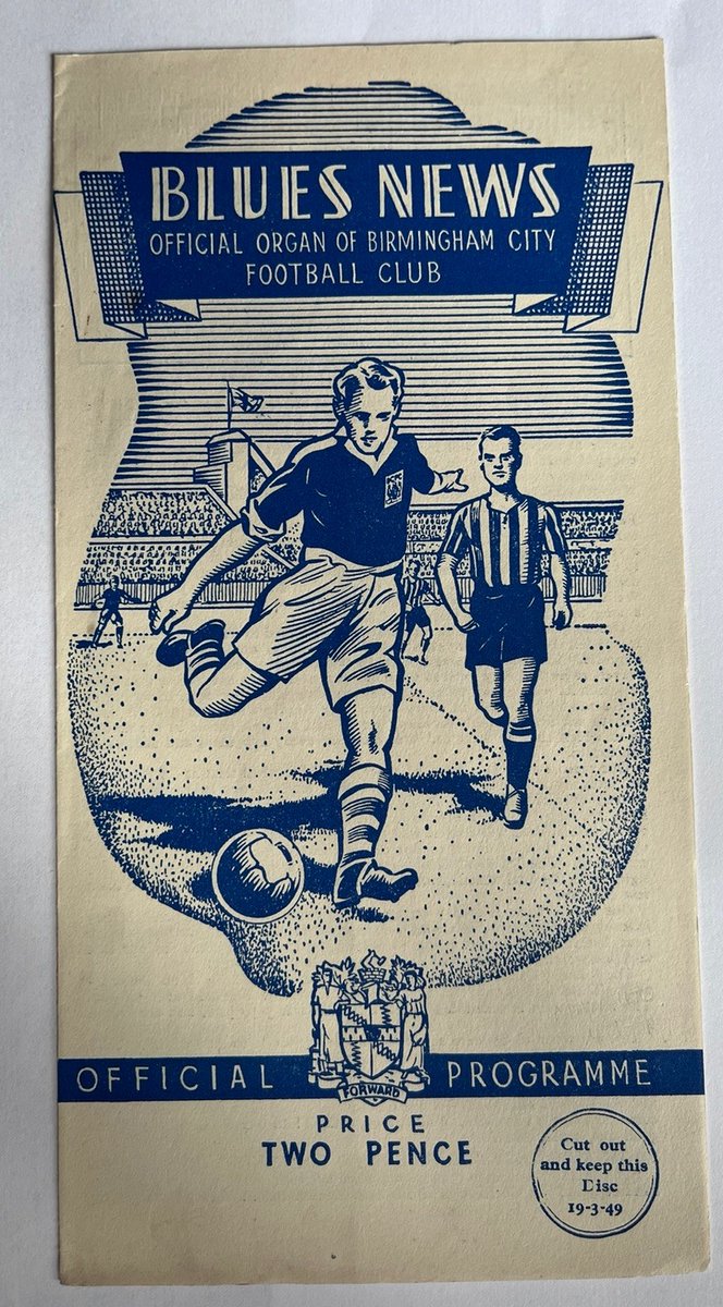 Birmingham City v Manchester United 19th March 1949

£19.95 currently

1 bid

Ends Sun 14th Sep @ 7:37pm

ebay.co.uk/itm/1364186604…

#ad #bcfc #kro