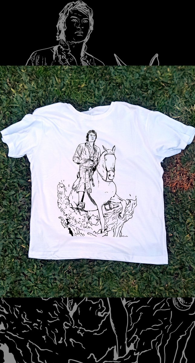 Amigos, sigo estampando remeras en serigrafía. 
Salen en todos los talles con variedad de colores.
Hay algunos modelos más disponibles, siempre dibujados por este servidor.
Hago envíos a donde estés.
Si pueden compartir, les agradezco ✌️