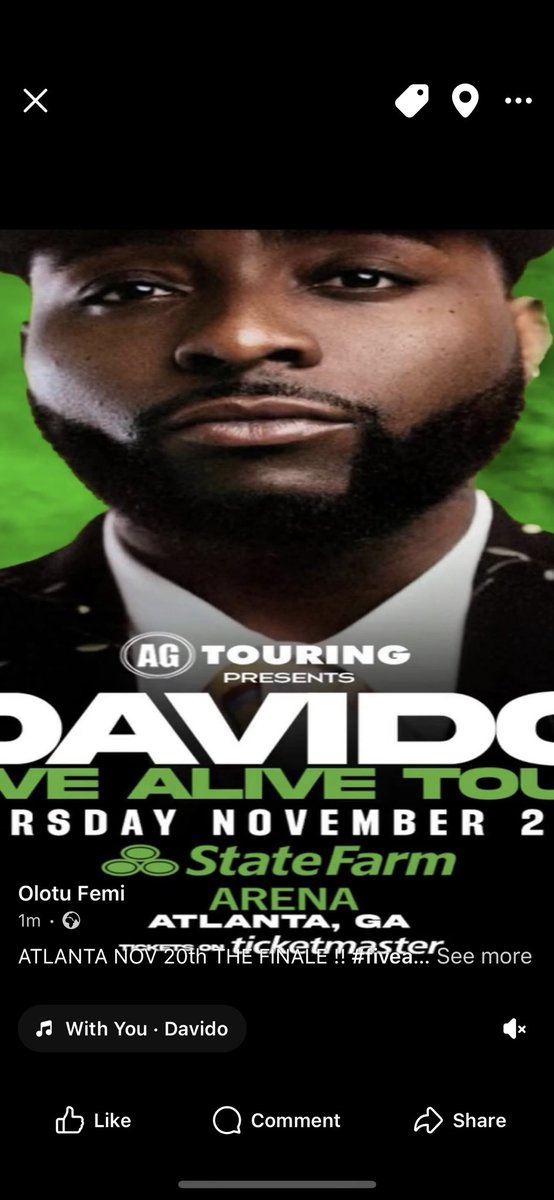 OlotuElla96290's tweet image. ATLANTA NOV 20th THE FINALE !! #fivealivetour STATE FARM ARENA ! Tickets out now ! 5️⃣🎉🌎🔥🤯 OBO BADDEST @davido