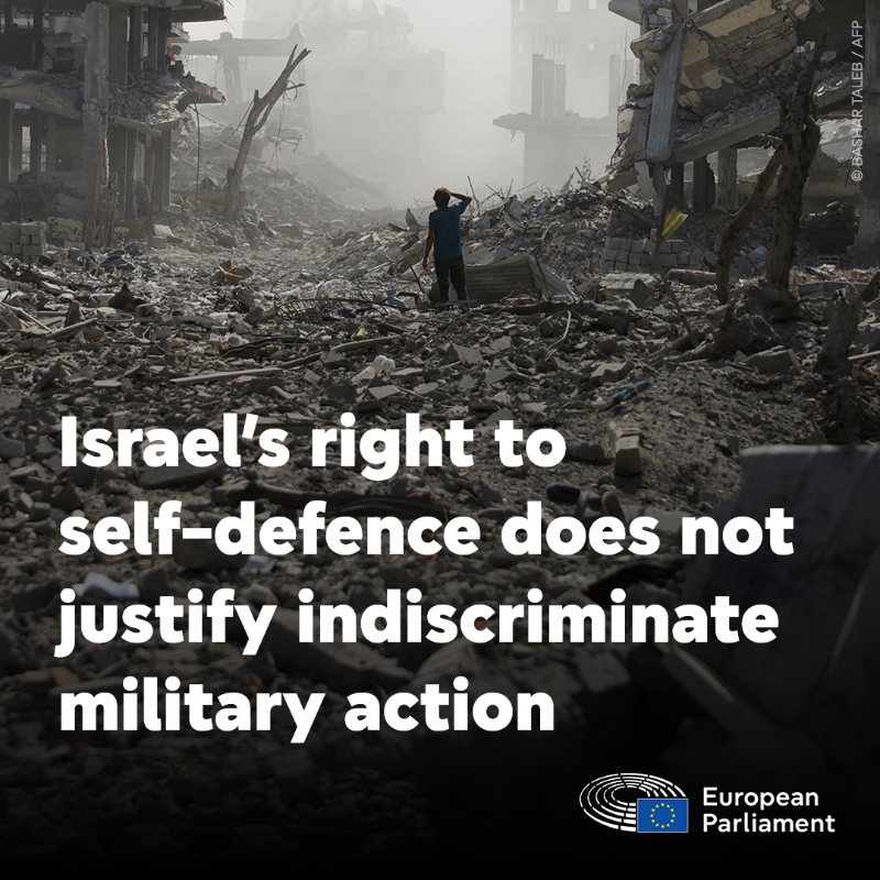 Europarl_EN's tweet photo. Urgent EU action is needed in face of catastrophic humanitarian crisis in Gaza.

The resolution was adopted by the European Parliament yesterday with 305 votes in favour, 151 against, and 122 abstentions.
 
Read more: https://t.co/CohQGduuWU