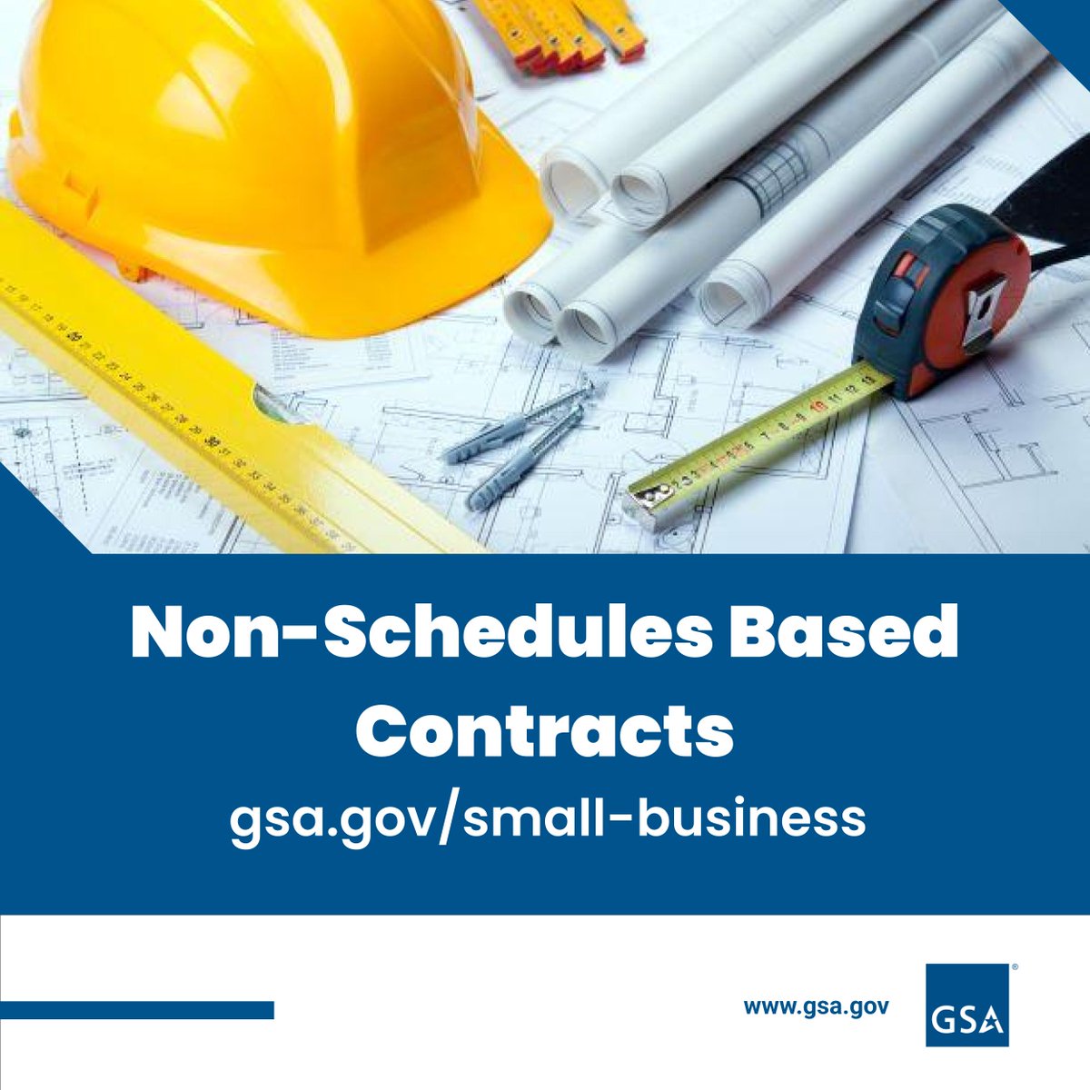 GSAOSDBU's tweet image. Are you a construction, engineering, or architecture small business? You may be able to compete for non-schedules based contracts! Learn more here: gsa.gov/small-business…