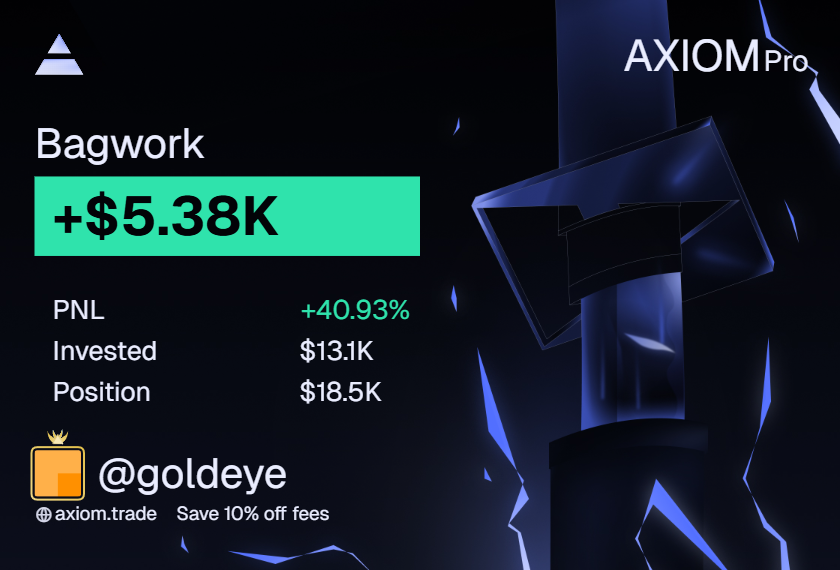 $BAGWORK Let's fucking goo!