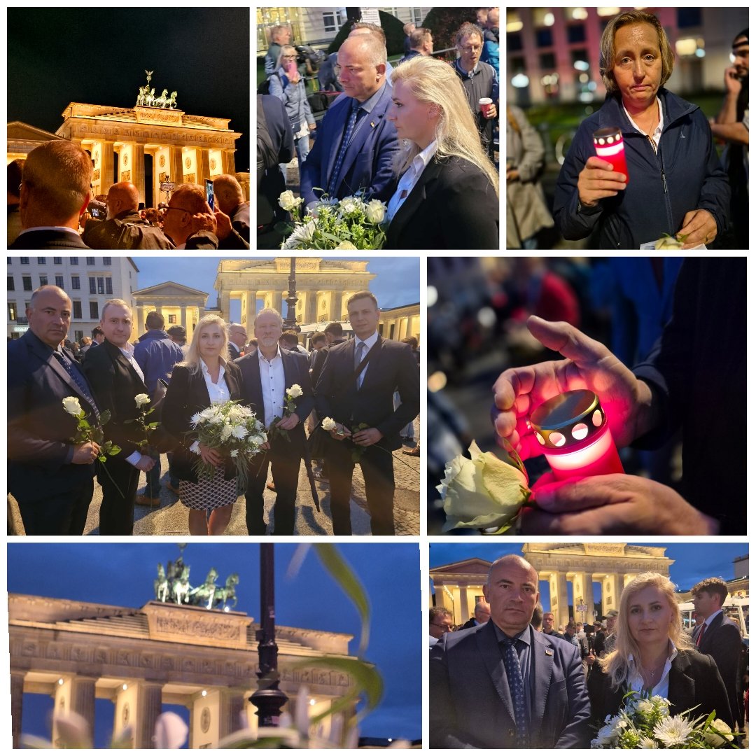 Gedenken an Charlie Kirk vor der US Botschaft in Berlin.

Wer an Jesus glaubt, wird leben, auch wenn er stirbt!