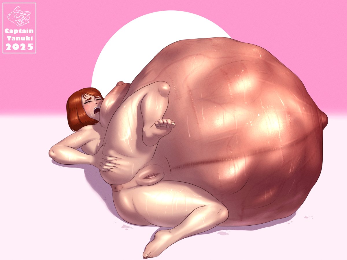 And good ol <a href="/NutBucket65/">Jason Arias</a> was just oh so pleased with my greasework that he came back for seconds!
Hmmmm.... man, this might just be the biggest gut I've drawn so far huh... &gt;w&gt;