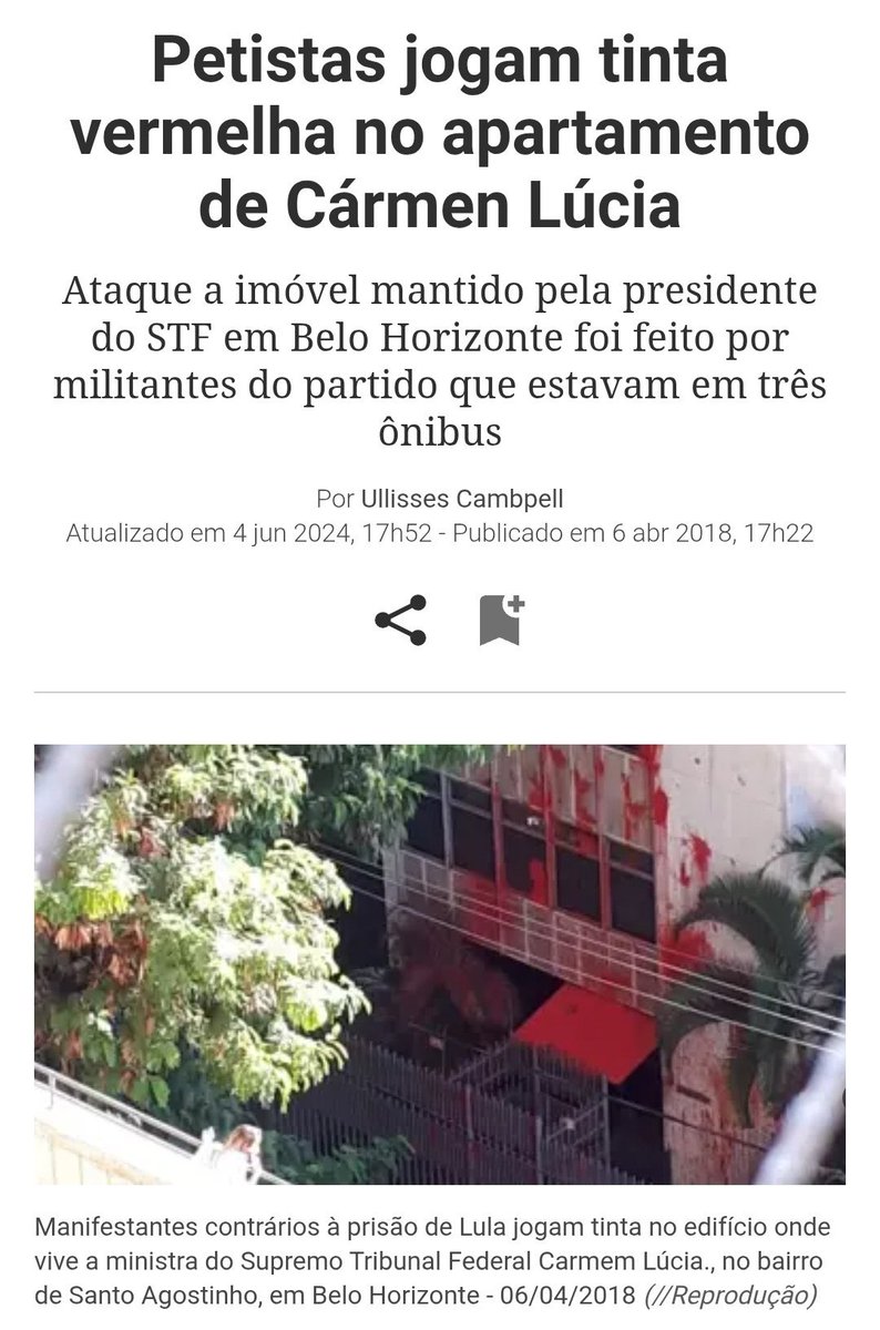 FlavioBolsonaro's tweet photo. Alguém sabe me informar se isso foi considerado um atentado à democracia?
Será que nada ocorreu porque eram petistas, e não bolsonaristas?

SUPREMA PERSEGUIÇÃO 
QUEREM MATAR BOLSONARO https://t.co/sixZ4GQB5b