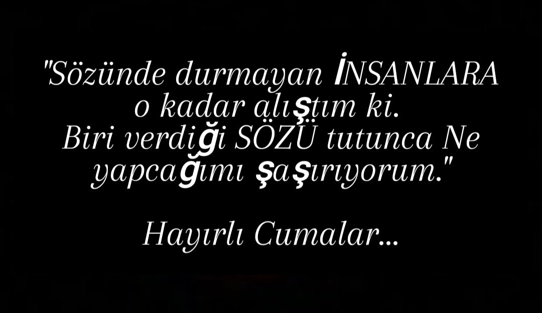 Maalesef şaşırıyorum
Hayırlı Cumalar...