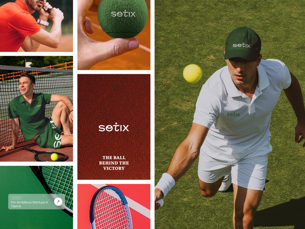 Vexo_Lab's tweet image. Sotix - Tennis Ball Branding