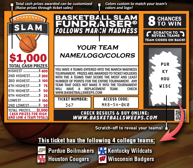 GreenBeeFunds's tweet photo. Fast breaks, big wins, easy fundraising. Follow the excitement of March Madness with the Basketball Slam Fundraiser! https://t.co/e8Td3bwi25