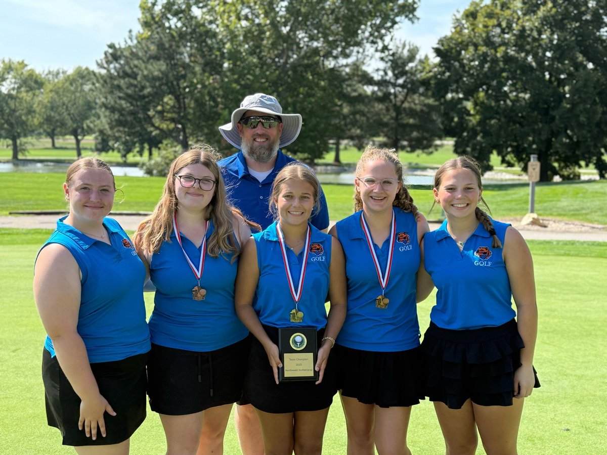 Your Lady Wolverines Golf Team was back at it again today and representing <a href="/OPS_Westview/">Westview High</a> very well! Bringing home 1st place as a team at the Northwest invite two years in a row. 

Placing
Faith Koranda 1st
Linden Clark 4th
Cora Vobedja 5th 

<a href="/OPS_WVAthletics/">Westview Athletics</a>