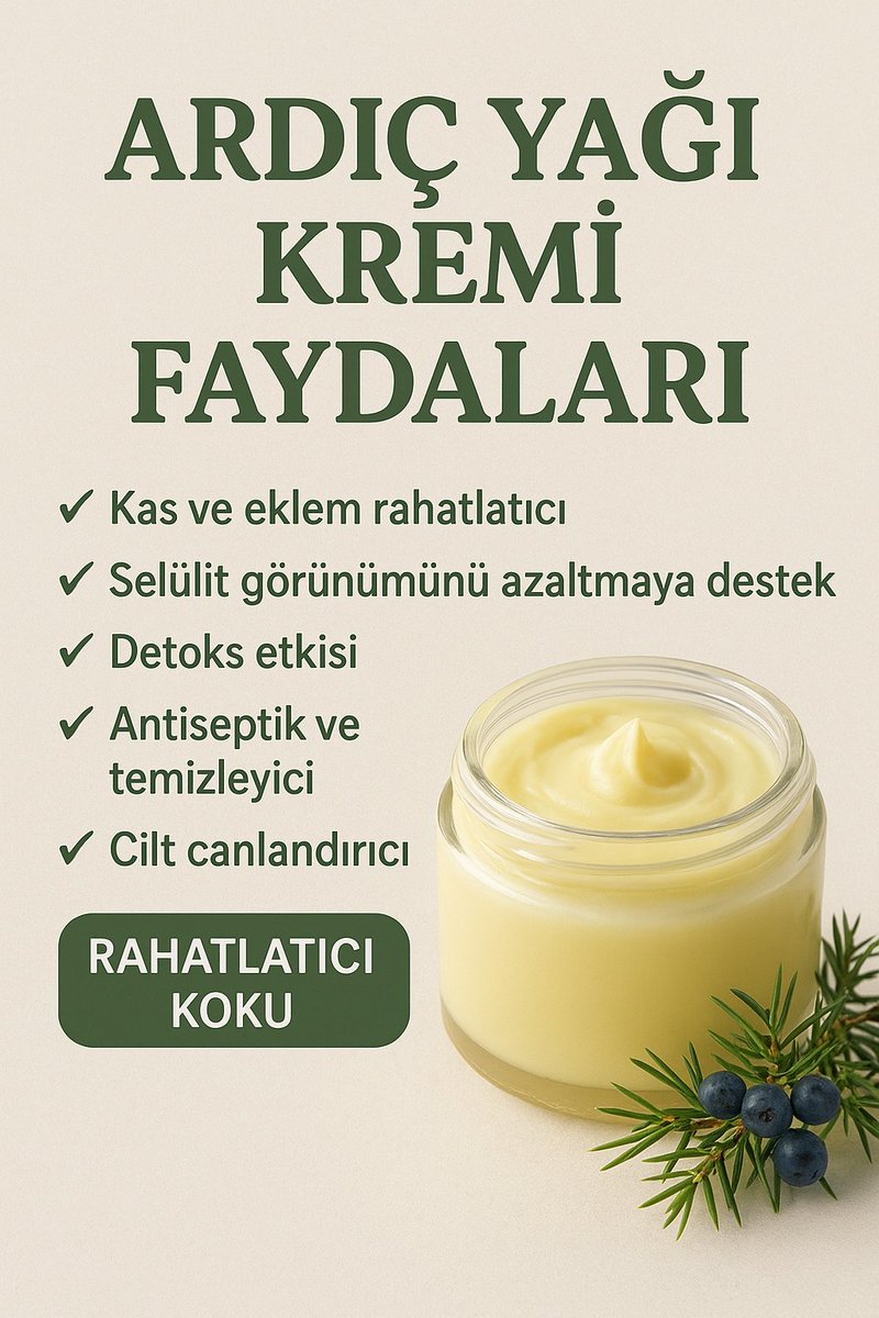 Kas ve eklem rahatlatıcı: Ardıç yağı dolaşımı artırdığı için masajla uygulandığında kas yorgunluğunu, romatizmal ağrıları ve eklem sertliğini hafifletmeye yardımcı olur.