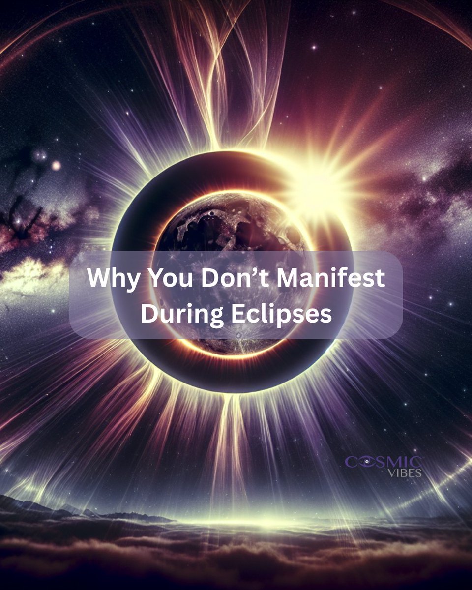 GoodCosmicVibes's tweet photo. On Sept 21, the solar eclipse brings powerful but chaotic energy. 🌒
This is not the time to manifest. Instead: pause, observe, release.
Wait until after the eclipse to set clear intentions.

👉 Guidance: @CosmicVibes
#EclipseShift #AstrologyWisdom #ManifestWithFlow https://t.co/vEMBSpRGK8