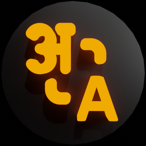 No svg for Hindi to English (and vice versa) found. So had to create the icon on my own. 
Using Indian languages in a game requires a lot of creation from scratch, that's why we don't see it often.
#godot #blender #indiangame