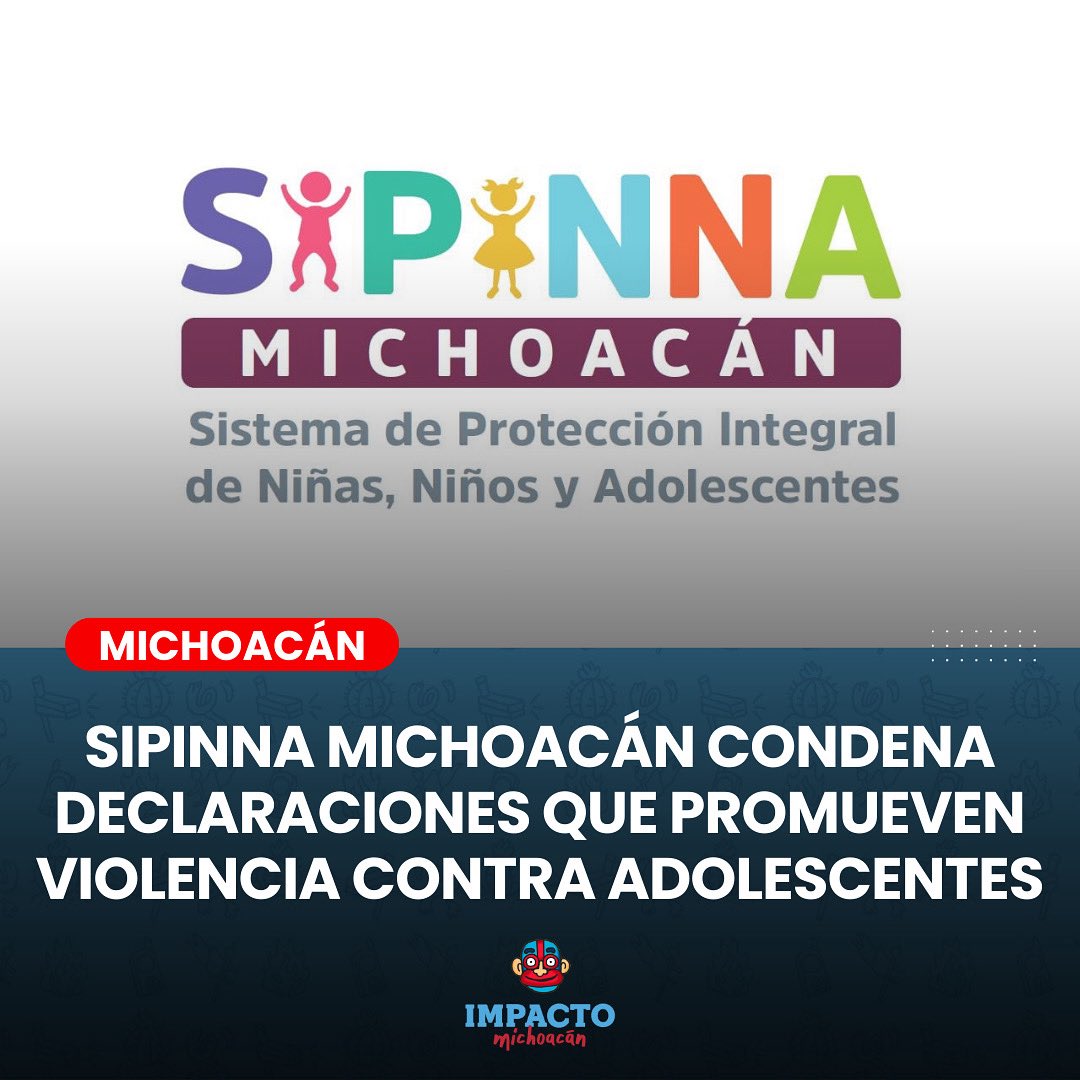 ImpactoMich's tweet image. El @SipinnaMich manifiesta su rechazo a las declaraciones realizadas por el presidente municipal de Uruapan, Carlos Manzo, en las que se sugirió el uso de la fuerza letal contra adolescentes de 14 años presuntamente vinculados con actos delictivos.
tinyurl.com/4bhnmc9s