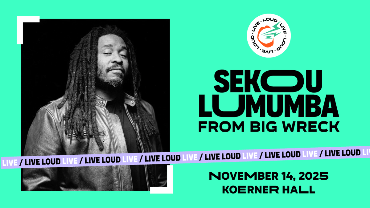 mphcanada's tweet image. ⚡ Sekou Lumumba from Big Wreck is coming to Live Loud LIVE ⚡

We’re so excited for his performance — an unforgettable night of energy, passion, and music that brings people together.

🎟 Tickets ON SALE NOW! rcmusic.com/tickets/seats/…

#LiveLoudLIVE #MatthewPerryHouse