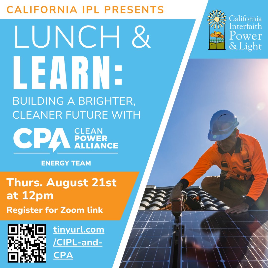Join us TODAY @ 12PM to meet leaders from Clean Power Alliance, the #1 green power provider in the US as designated by U.S. Dept. of Energy ⚡️ 
#CleanEnergy  <a href="/CleanPowerInfo/">Clean Power Alliance</a> 

Join our Webinar at us02web.zoom.us/webinar/regist…