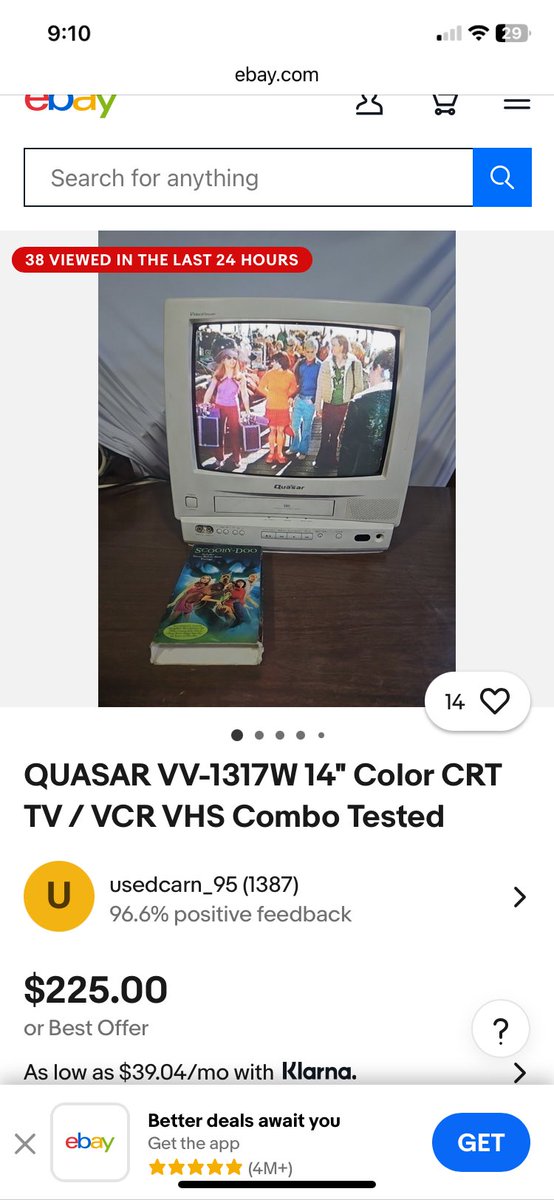 Does anyone have and are wanting to part with a working tv/vcr combo? Or know where one is that is reasonably priced? Please reach out! Our daughter graduates high school this school year and she has been asking for one of these for ages!! 
Bonus: if you have good tapes!! 🤣🥰