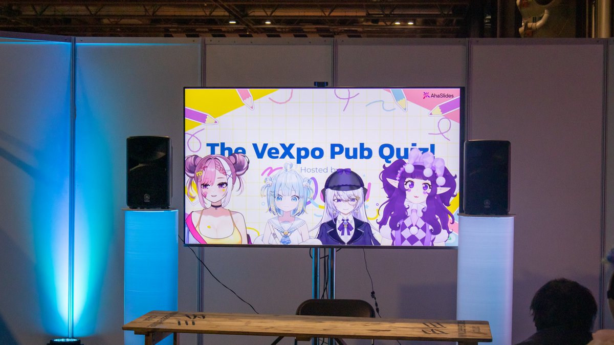 AcapellaEN's tweet image. @ReLoopVirtual really brought a fun vibe to #VeXpo2025 with the Re:Loop Pub Quiz and @HiranoKokoroCh BalatRORO Gaming Activity.