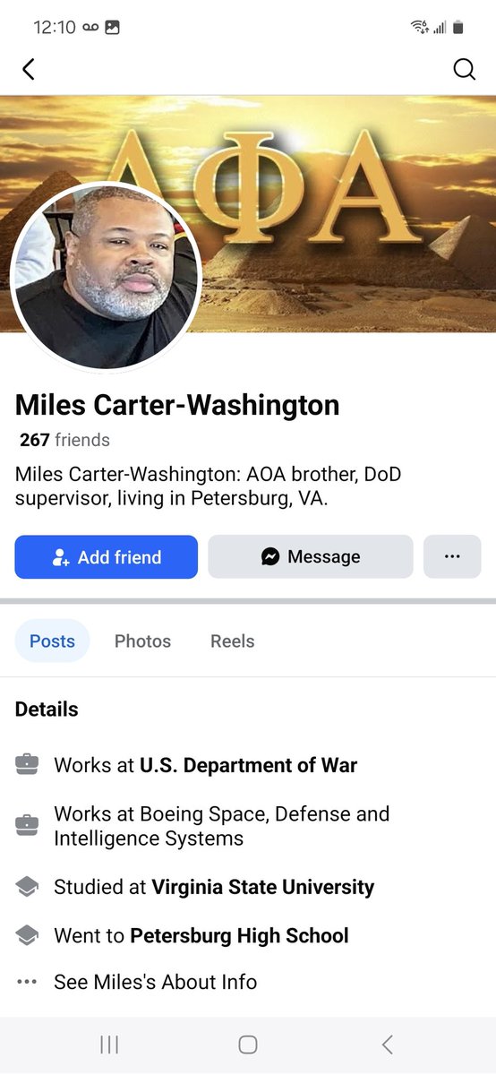 GeneSheldon7's tweet image. See what Miles carter Washington that works for the Department of War says about Charlie kirk also he doesn't hide his trans liking @DeptofWar