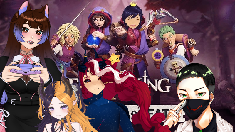 Two collabs today! First FTK II as the new DLC drops in an hour. We will have a giveaway in 2 hours. Thank you <a href="/IronOakGames/">For The King I & II 👑</a> for providing me with some steam keys to giveaway today.
Sunhaven later with the goonettes. 
twitch.tv/BiancaKaidaVT