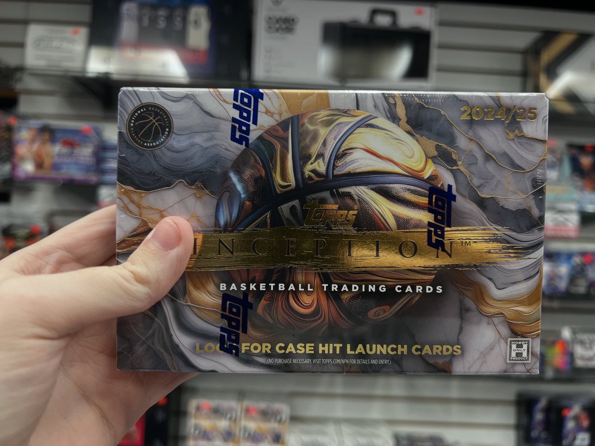 BUSportsCards's tweet image. 🚨NEW PRODUCT🚨

2024-25 @Topps Inception Basketball 
- 2 autographs per box

#Topps #ToppsInception #InceptionBasketball #BasketballCards #NBA #TheHobby #BatterUpCards