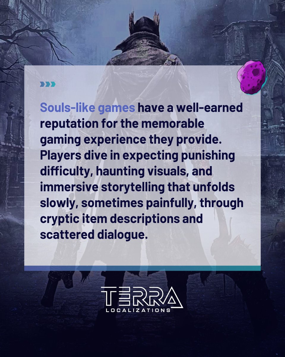 🗝️ Where others see item descriptions, fans see lore.

#Soulslikes challenge players to piece together their stories, and #Localizers to do the same. We dive into what it takes to localize a genre built on fragments.

tinyurl.com/3jtetztt

#EldenRing #DarkSouls #Bloodborne