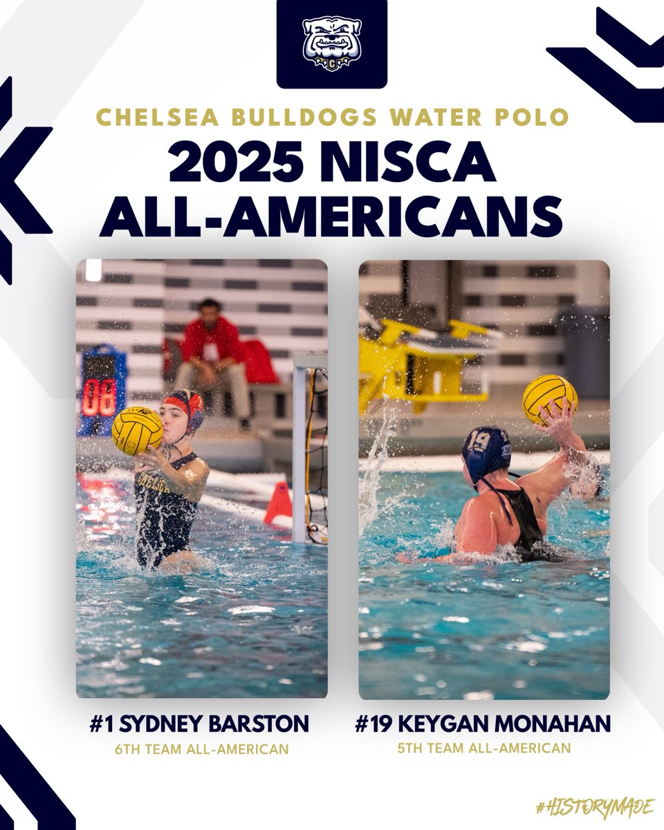 For the first time in program history, and the only team in the state with multiple representatives, Sydney Barston and Keygan Monahan earn All-American honors for their excellence in the water this past season. Congrats on yet another barrier broken and achievement earned 

💙💛
