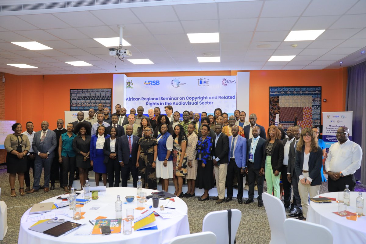 It has been a valuable experience, with knowledge acquisition from attending the African Regional Seminar on Copyright and Neighboring Rights in the Audiovisual Sector, organized by our partner, <a href="/URSBHQ/">Uganda Registration Services Bureau</a> , over the last two days. <a href="/_ARIPO/">ARIPO</a>  #Copyright #CMO #Audiovisual.