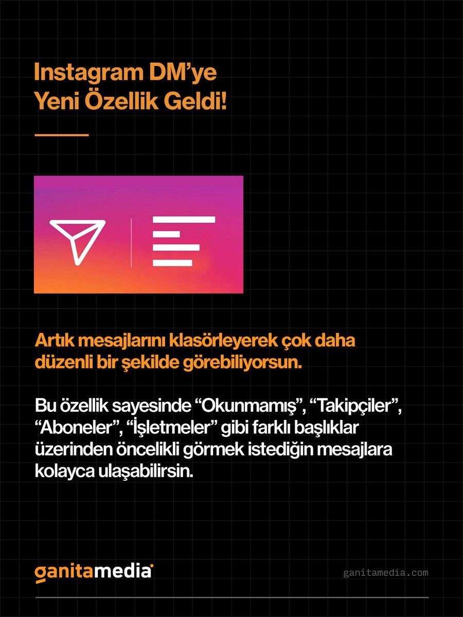 #Instagram DM’ye yeni özellik geldi! 📲