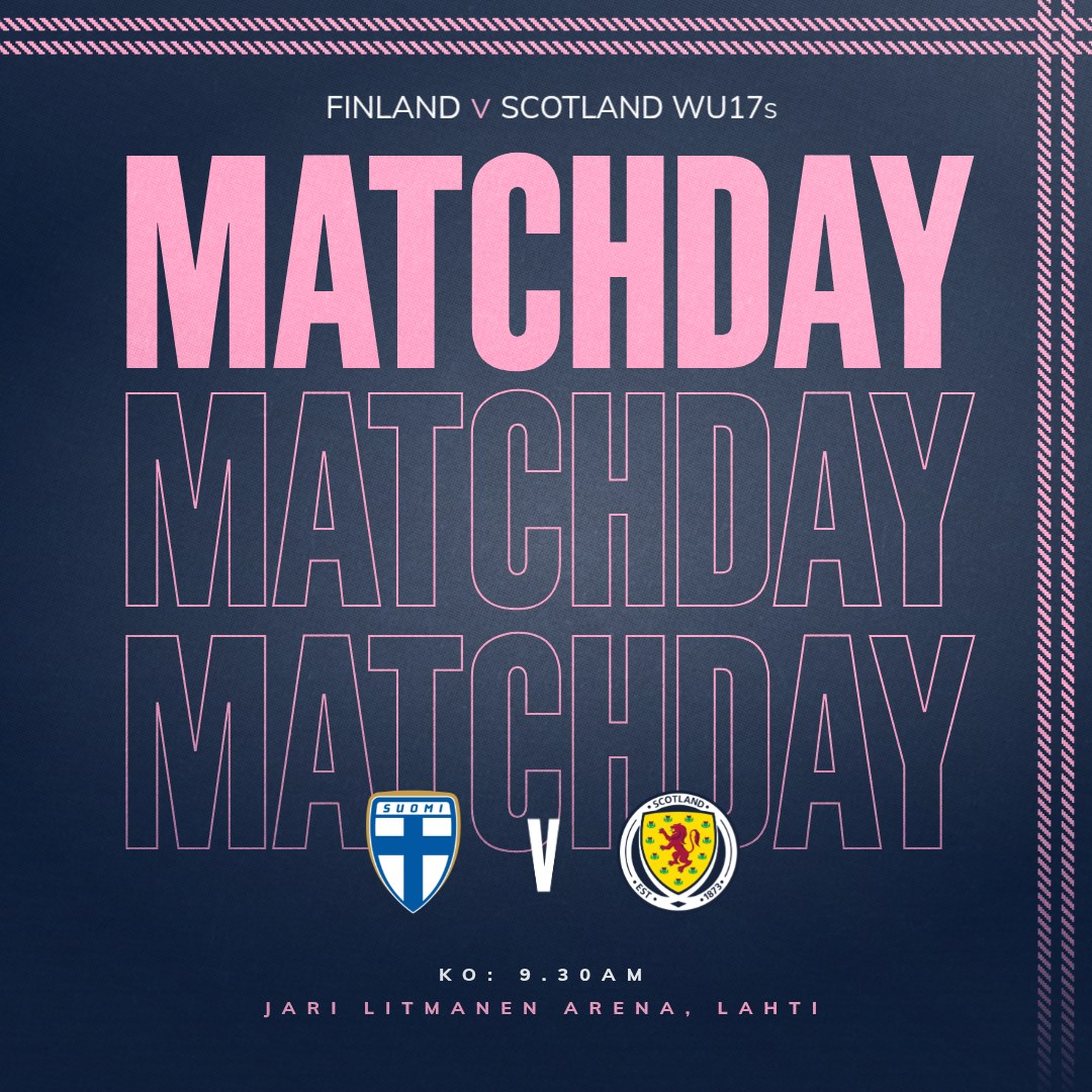 ScotlandNT's tweet image. #SCOW17s | Our Women&apos;s Under-17s face off against Finland once again this morning.

🆚 Finland v Scotland
⏰ 9.30am
🏟️ Jari Litmanen Areena, Lahti
📺 Watch live: scotfa.co/finscow17s2
➡️ Squad: scotfa.co/WU17Sep25

#YoungTeam