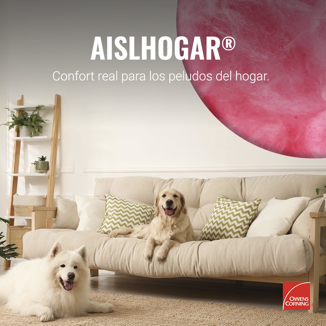 Aislhogar® ayuda a mantener una temperatura interior más agradable al interior de tu casa, y además reduce el ruido del exterior, disminuyendo el estrés por sonidos fuertes como truenos, tráfico o cohetes.

Conoce cómo Aislhogar®:
owenscorning.com.mx/acustico/?prod…