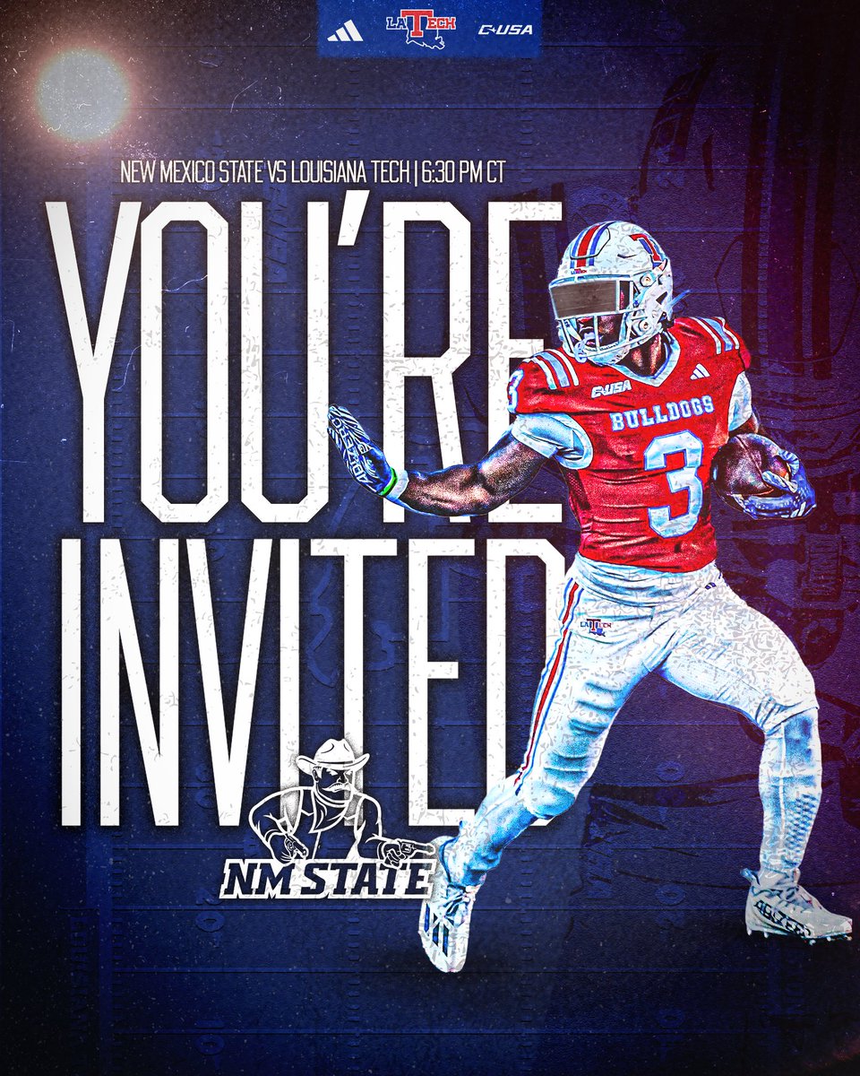 Can't wait to be in Ruston with <a href="/LATechFB/">LA Tech Football 🏈</a> this Saturday night! Excited to see the Dogs go to work‼️

<a href="/SCumbie_LaTech/">Sonny Cumbie</a> <a href="/JustinApod/">Justin Apodaca</a> <a href="/stevenloef37/">Steven Loeffler</a> <a href="/CoachPRandolph/">Paul Randolph</a> <a href="/CoachJacobZinn/">Jacob Zinn</a> <a href="/PlayBookAthlete/">PLAYBOOK ATHLETE</a> <a href="/TXPrivateFBGuy/">Texas Private School Football</a> <a href="/Get__Recruited/">Get Recruited</a> <a href="/CoachA35/">Coach Anzevino</a> <a href="/PrepRedzoneTX/">Prep Redzone Texas</a> <a href="/Marchen44/">On Da Marc Sports🏈</a> <a href="/tapps247/">TAPPS 24/7 Football</a>