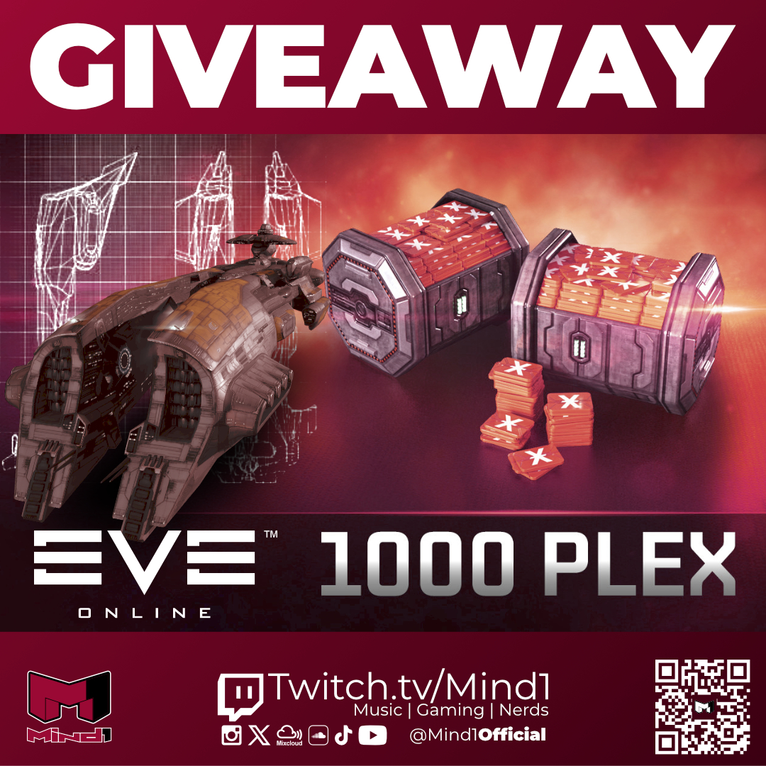 Mind1Official's tweet photo. I need to post more than just giveaways.... lol Oh well HERE WE GO!

**GIVEAWAY** - 1000 Plex for #eveonline
Head over to https://t.co/TvYjz8cTjt to enter!

@ccpgames @eveonline #giveaway #nerds https://t.co/wCMGFdEJzw