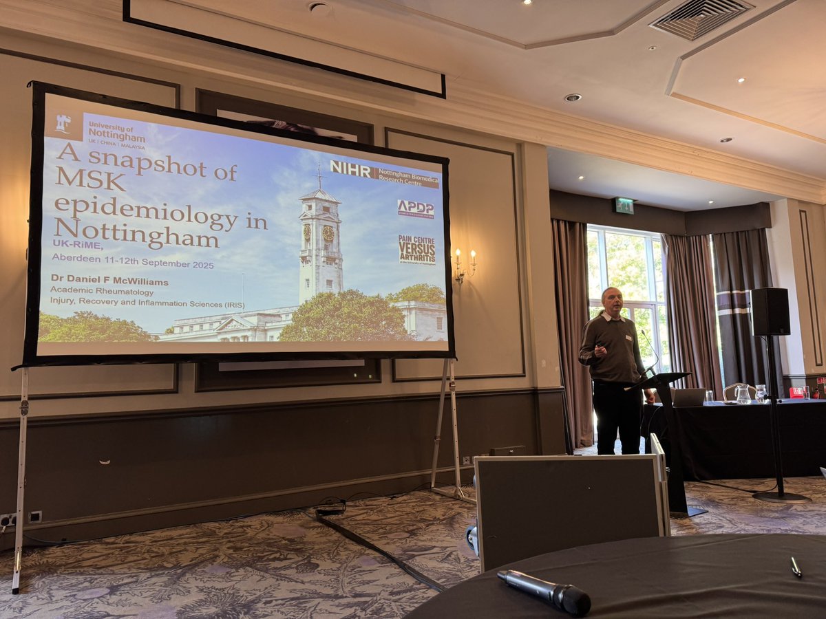 UoNPainCentre's tweet image. Pain centre successes and updates being presented at #UKRiME @EpiAberdeen