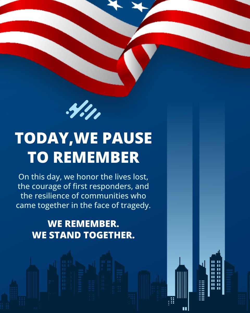 On this day, we honor the lives lost, the courage of first responders, and the resilience of communities who came together in the face of tragedy.

At Blue, we believe in the power of connection and the strength we find in one another.

We remember. We stand together.