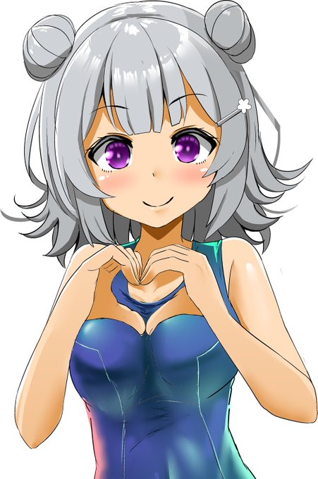 初描き 小春立花 スク水なのは暑いから 