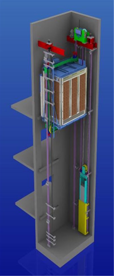 #المصاعد

يوجد  نوعين من المصاعد
( قير ( غرفه )  ، قير لس ( بدون غرفه) 
الفرق بينهم القير وهو القديم والسائد ويحتاج لغرفه للمعدات فوق السطح الاخير
بعكس القير لس لايحتاج للغرفه العلويه نهائياً
اطوال بئر المصعد المثاليه 
١٨٠ * ١٨٠ من الداخل 
في عمق ١ م او حسب ماتطلبة الشركة المنفذه