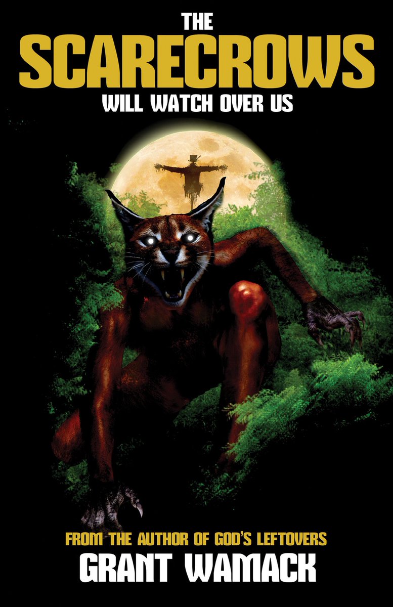 My new horror novel THE SCARECROWS WILL WATCH OVER US is officially out today via Broken River Books. 

Think Dog Soldiers Meets Cat People. Cryptids and folk horror vibes. Cop it at the link below…

Amazon: a.co/d/jihZVym

Signed Copies: literaryloud.bigcartel.com/product/the-sc…