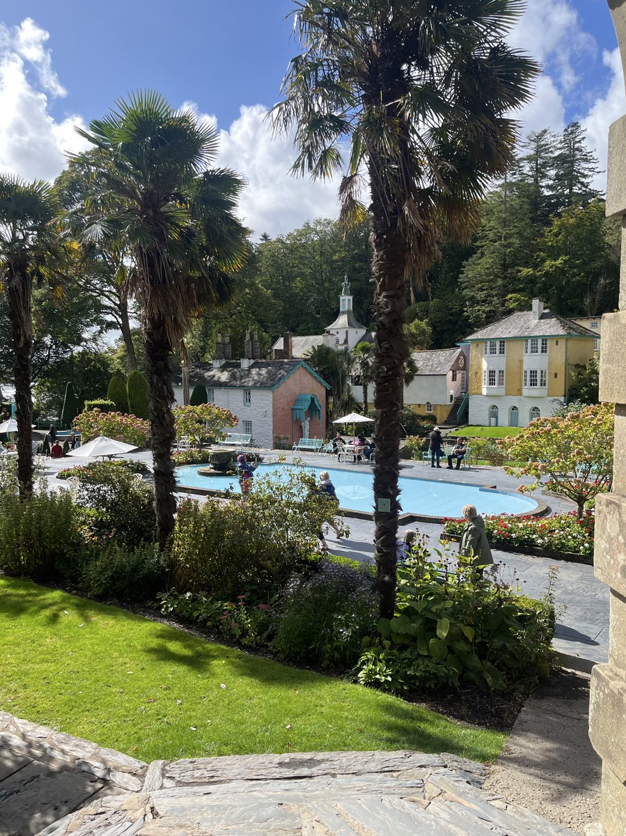 And here is Portmeirion which we visited because of The Prisoner