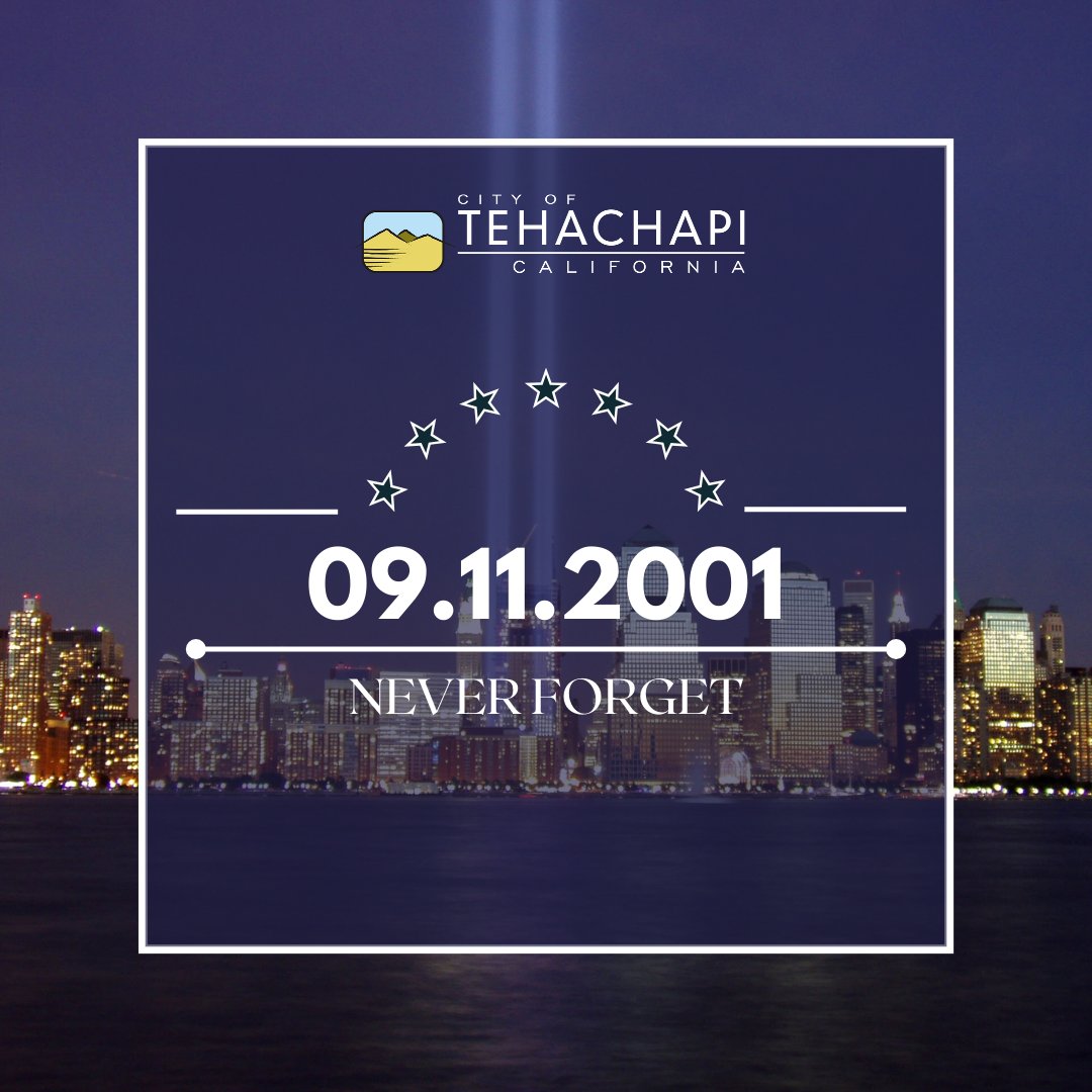 Today we remember the courage and sacrifice of the heroes, first responders, and armed forces who defended our freedom on September 11, 2001.