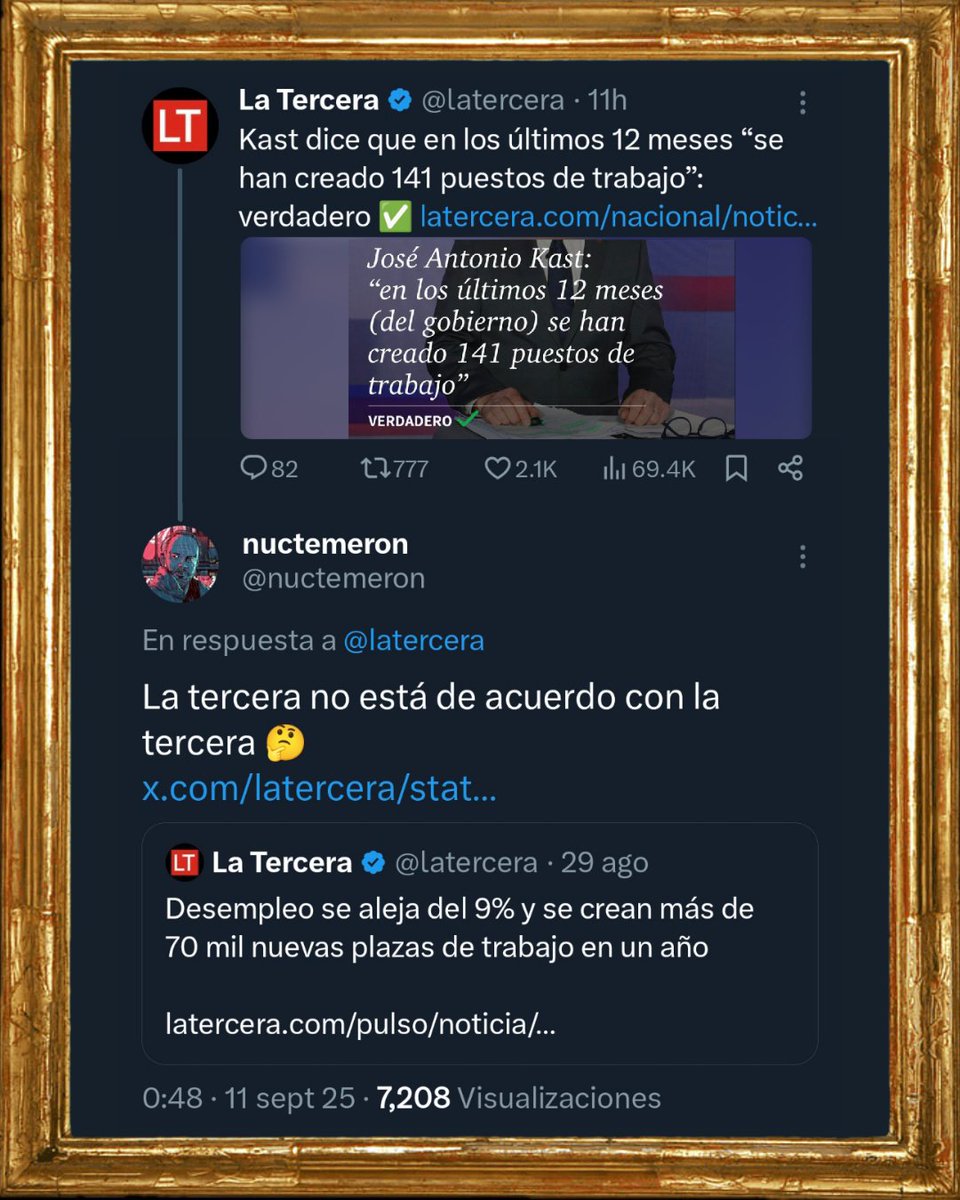 MuseoTuitero's tweet photo. 🖼️«¿Patito Verde eres tú?»
Óleo sobre tela, septiembre 2025. https://t.co/jGweWPPrLF