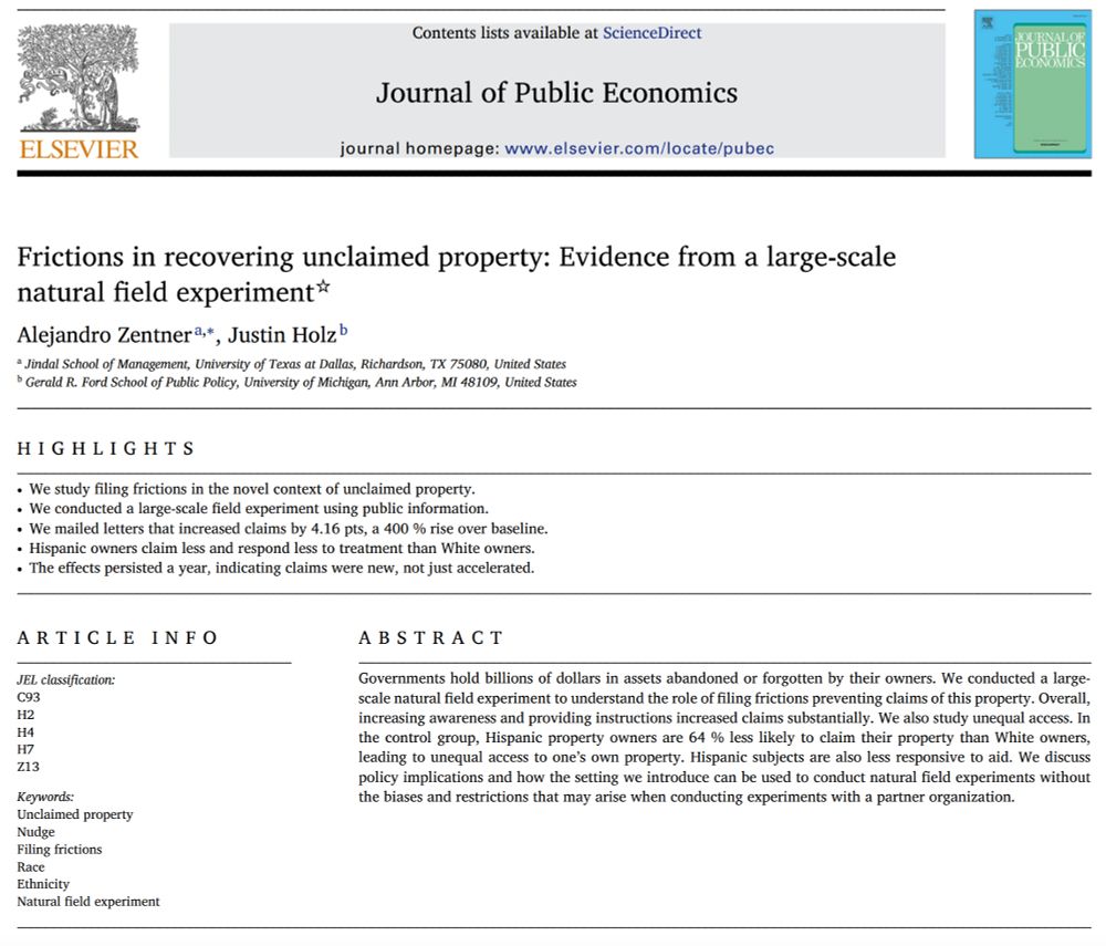 Journal of Public Economics tweet media