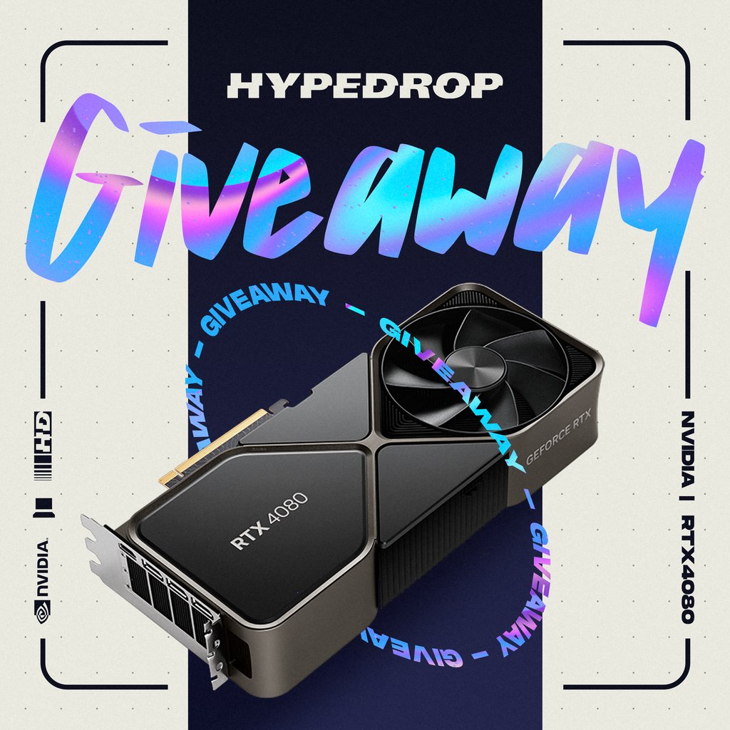 We are giving away this GeForce RTX 4080 (again) 🔥

To enter:
1️⃣ Tag 2 friends (multiple entries allowed)
2️⃣ RT + ❤️

Winner announced Saturday, September 13th. Good luck! 🍀