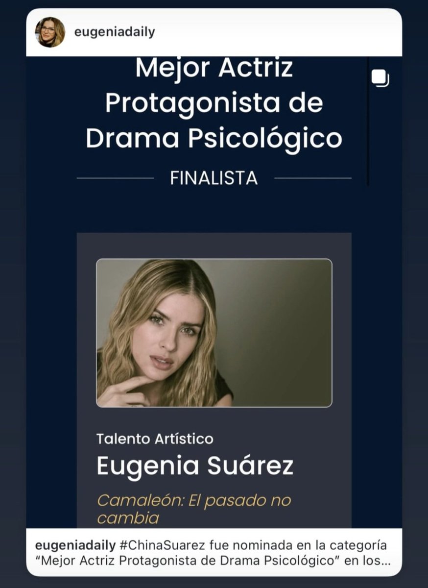 adrisalasmdp's tweet image. Ella si es actriz, no vive del escándalo, vive de ser figura, una madraza,  una compañera para Mauro,  felicitaciones #ChinaSuarez por tu nominacion!👏👏👏👏💪