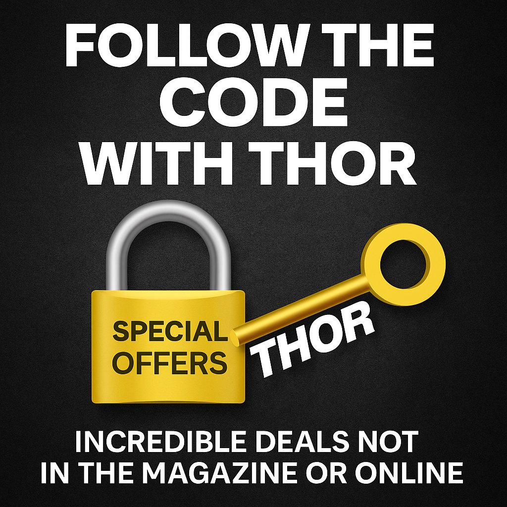Starting Oct 1st: Follow the Code with THOR.

Each of our channels, LinkedIn, Facebook, X &amp; Instagram, will share unique codes for exclusive trade deals. monol.ink/THOR

The more you follow, the more you unlock.

#THORPartsUK #TradeOnly #FollowTheCode