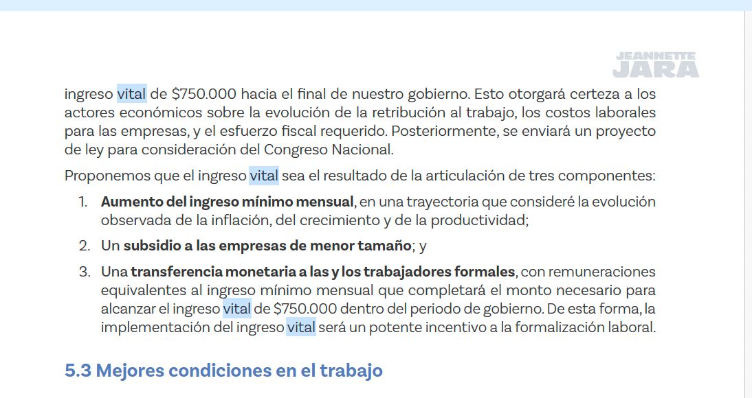 Johannes Kaiser. Diputado por el distrito 10 (@jou_kaiser) on Twitter photo Estimada <a href="/jeannette_jara/">Jeannette Jara Román</a> . Ayer le consulte sobre el sueldo mínimo y me respondió que estaba todo en su página. Revisé en su programa y no aparece en ninguna parte el costo del subsidio al íngreso mínimo vital. Cómo puede ser que Usted no sepa sobre su propio programa? Estimada <a href="/jeannette_jara/">Jeannette Jara Román</a> . Ayer le consulte sobre el sueldo mínimo y me respondió que estaba todo en su página. Revisé en su programa y no aparece en ninguna parte el costo del subsidio al íngreso mínimo vital. Cómo puede ser que Usted no sepa sobre su propio programa?