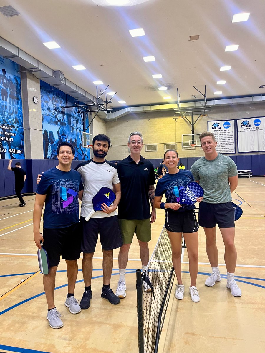 TeamMediaocean's tweet photo. Congrats to our #TeamMediaocean pickleball champs!
Two teams joined the New York summer pickleball championship at Baruch College, with one winning, and one making it to semifinals!
#Teamwork #Pickleball #AdInfrastructure #AdTech https://t.co/dZ3nDRGqyN